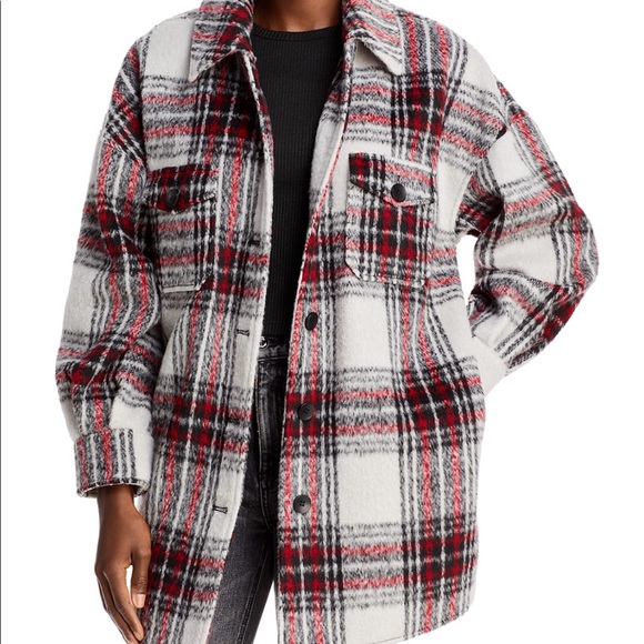 Bagatelle plaid shirt jacket (Shacket) - Picture 1 of 7